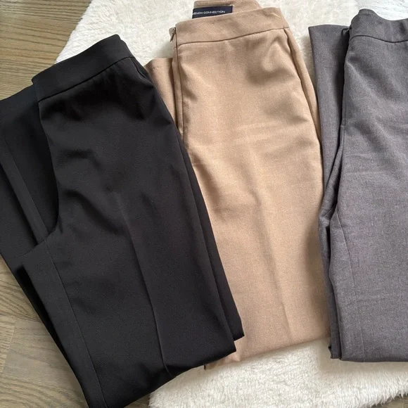 FRENCH CONNECTION bundle of 3 vintage dress pant trousers - Picture 2 of 6